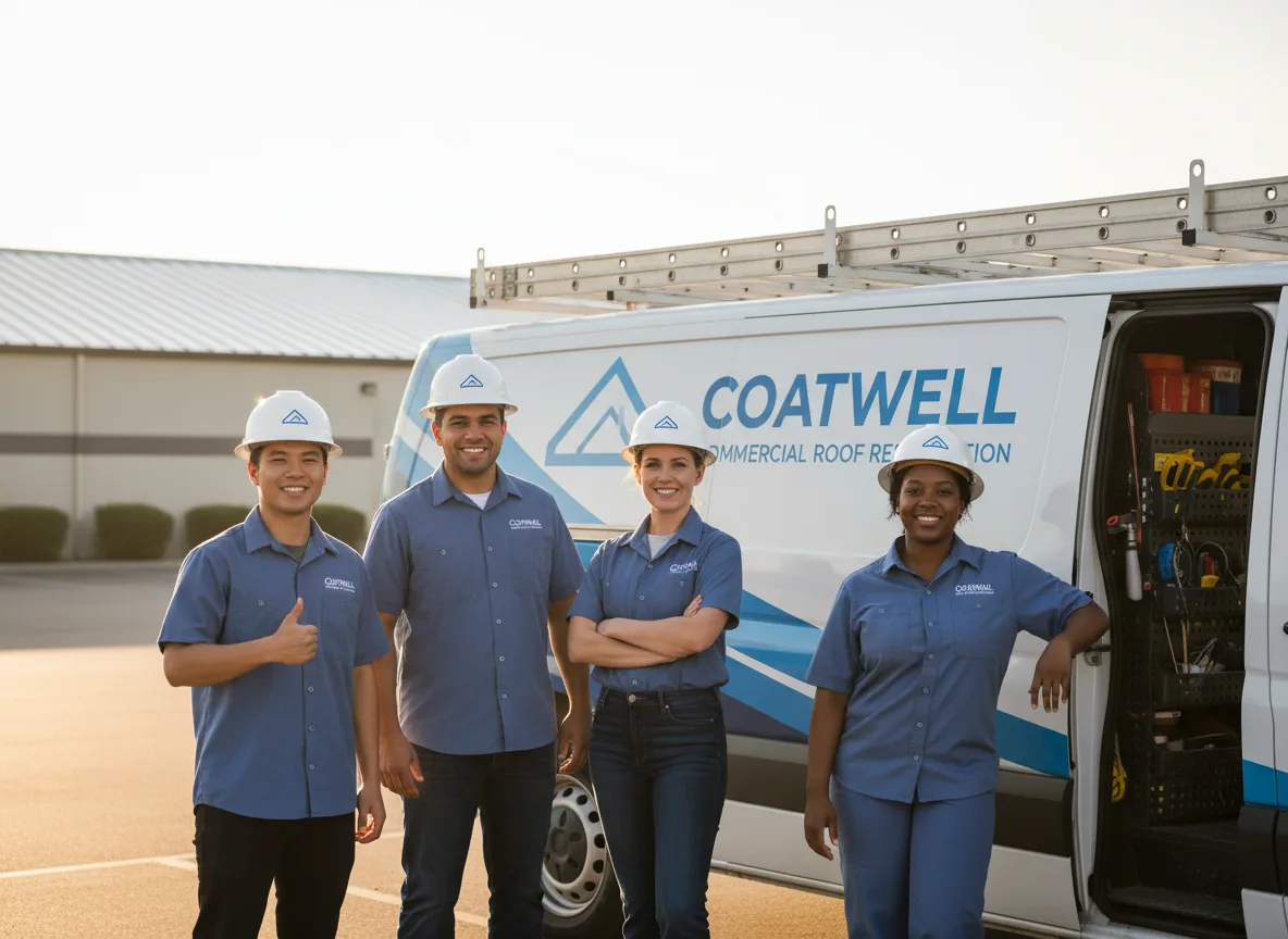 Commercial roof coating company in Scurry, TX